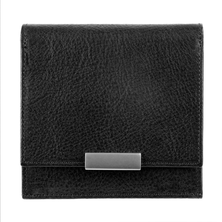 Sonnenleder Geldbörse Wienfluss K Schwarz geschlossen