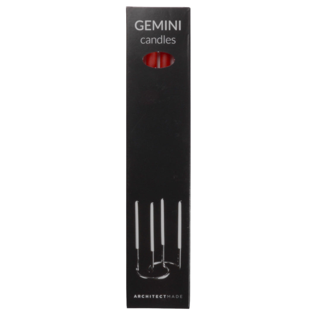 ArchitectMade Gemini Kerzen 4er Set Rot