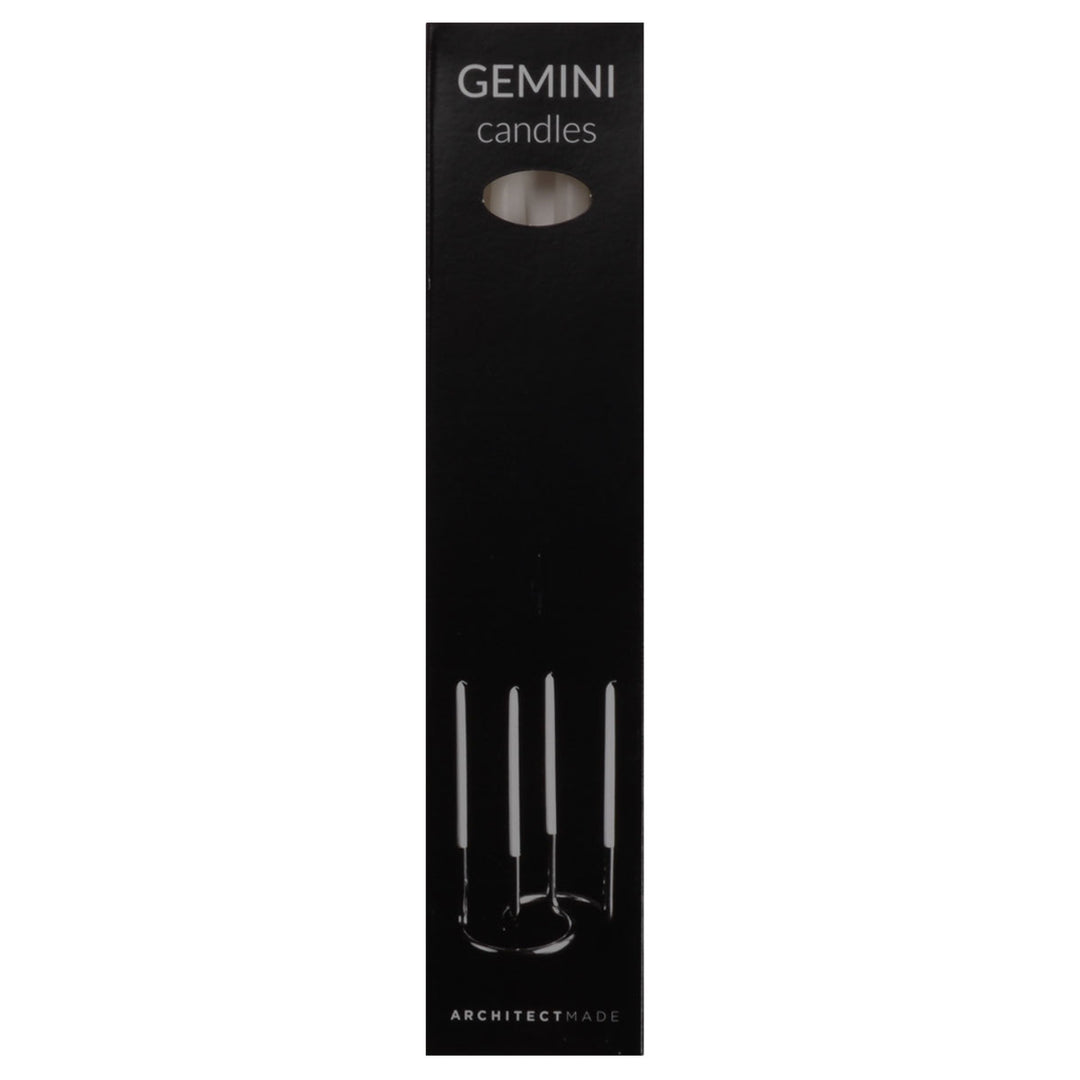 ArchitectMade Gemini Kerzen 4er Set Weiß
