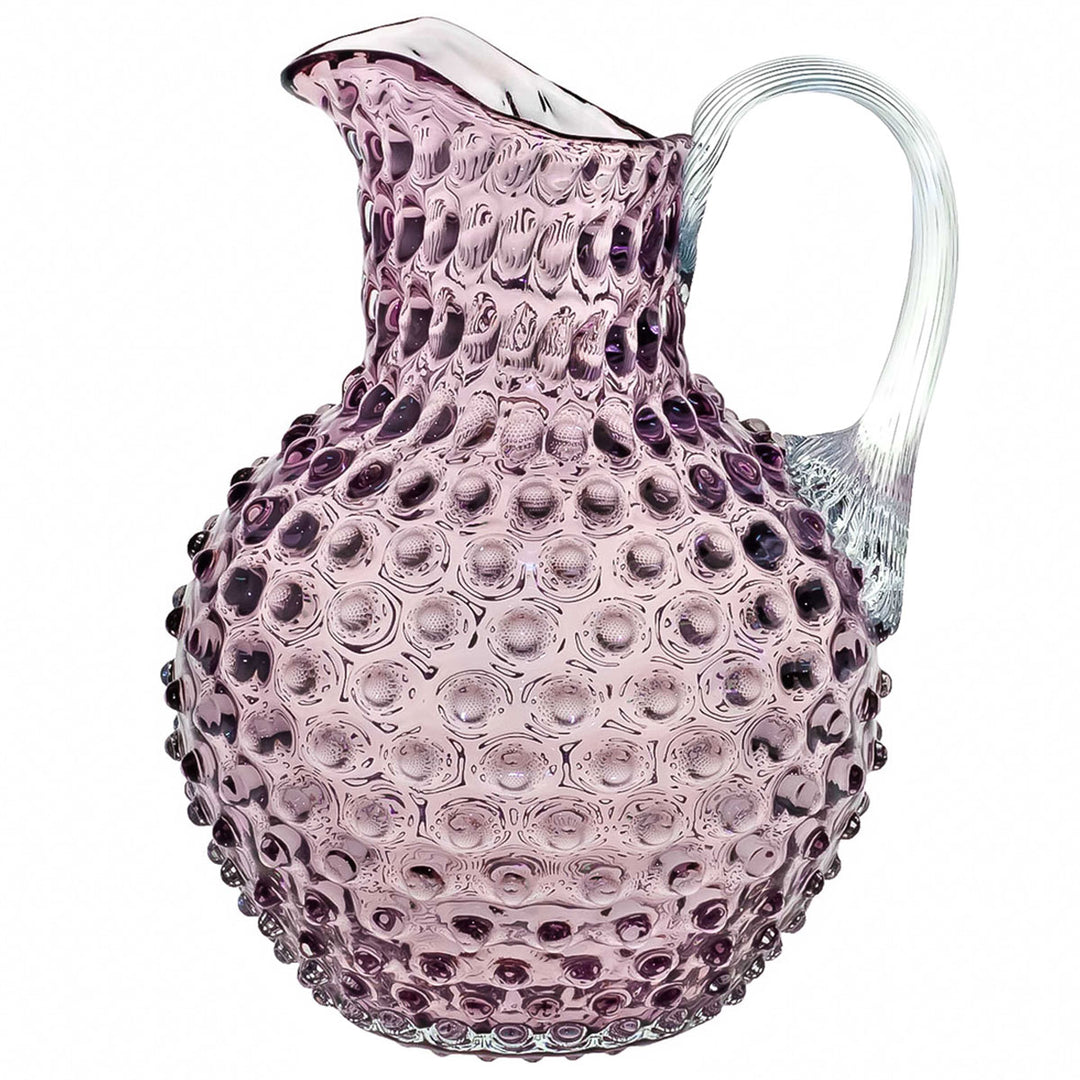 KLIMCHI Hobnail Glaskrug Kristall 2 Liter Violett