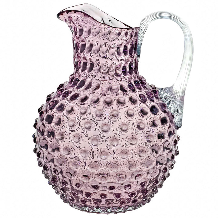 KLIMCHI Hobnail Glaskrug Kristall 2 Liter Violett