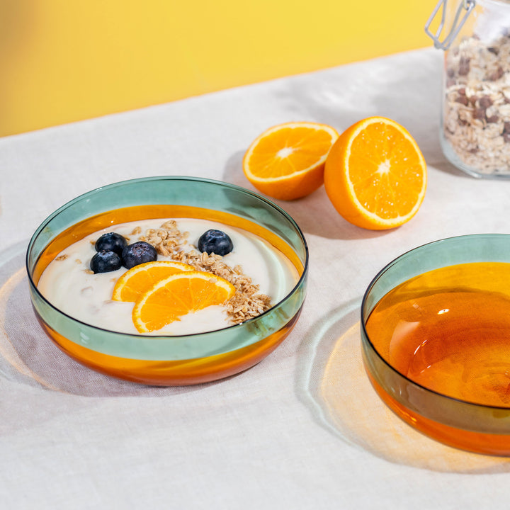 Remember Glasschälchen Amber 2er-Set – fiolini