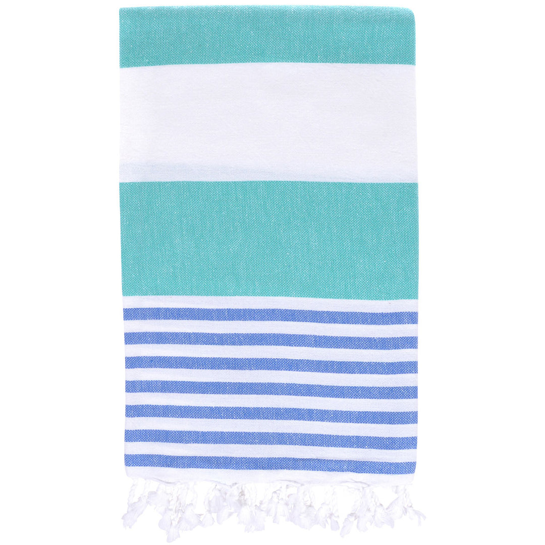 Vaca Vaca Hamamtuch Perth Grün/Blau