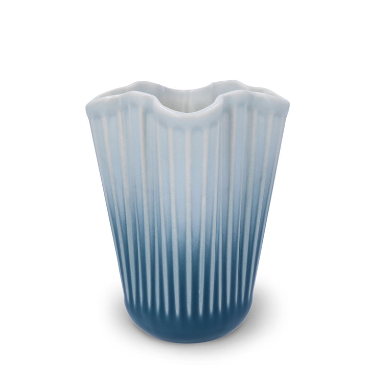 Kähler Hammershøi Vase Unfold Blau