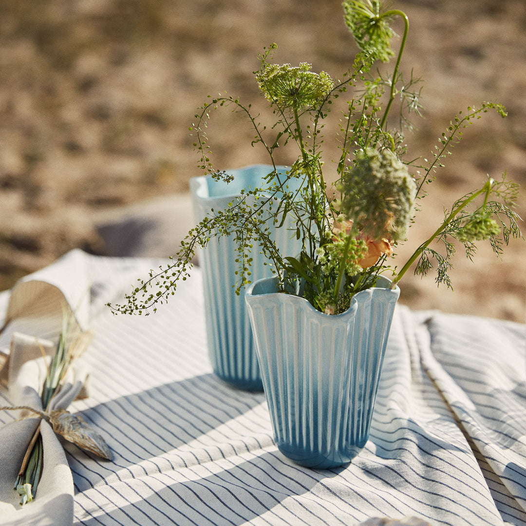 Kähler Hammershøi Vase Unfold Blau