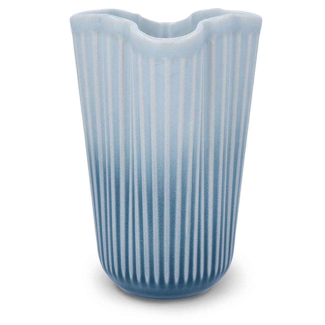 Kähler Hammershøi Vase Unfold Blau