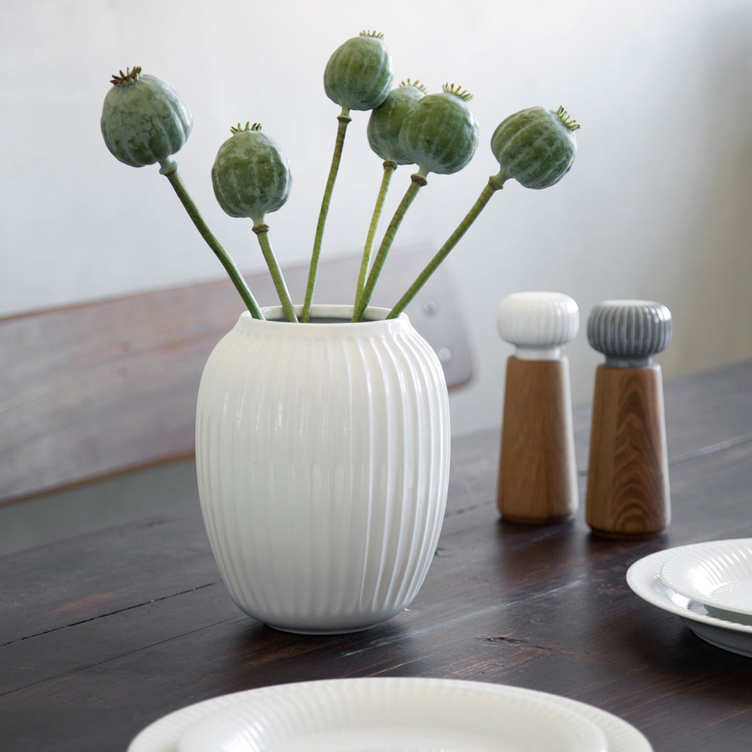 Kähler Design Hammershøi Vase Weiß 21cm