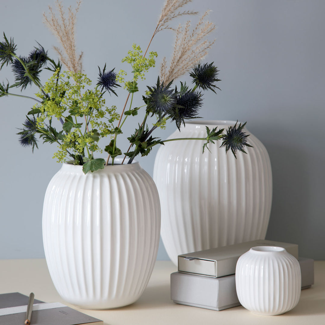Kähler Design Hammershøi Vase Weiß 21cm