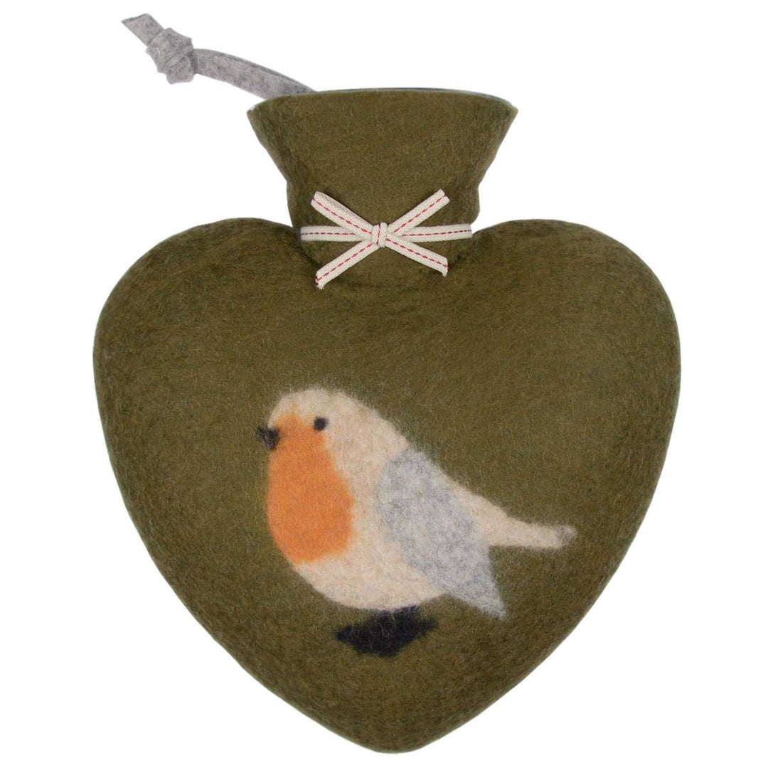 Dorothee Lehnen Herzwärmflasche Rotkehlchen