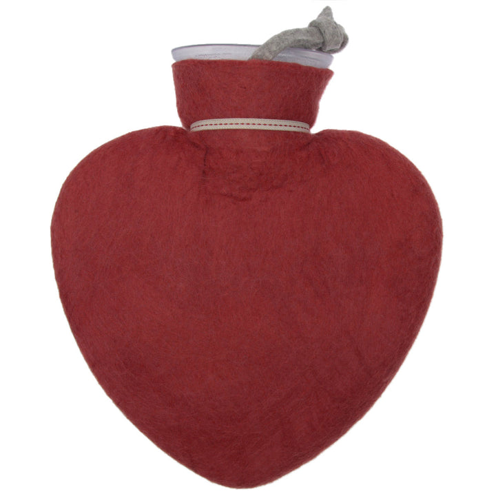 Dorothee Lehnen Herzwärmflasche Herzmotiv Rot