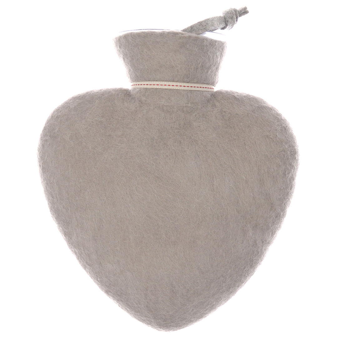 Dorothee Lehnen Herzwärmflasche Nebel Herzmotiv Weiß