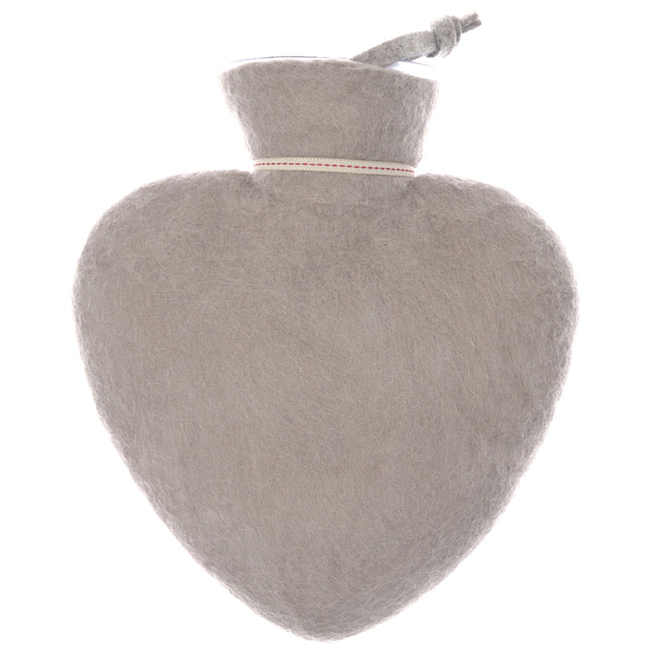 Dorothee Lehnen Herzwärmflasche Nebel Herzmotiv Weiß