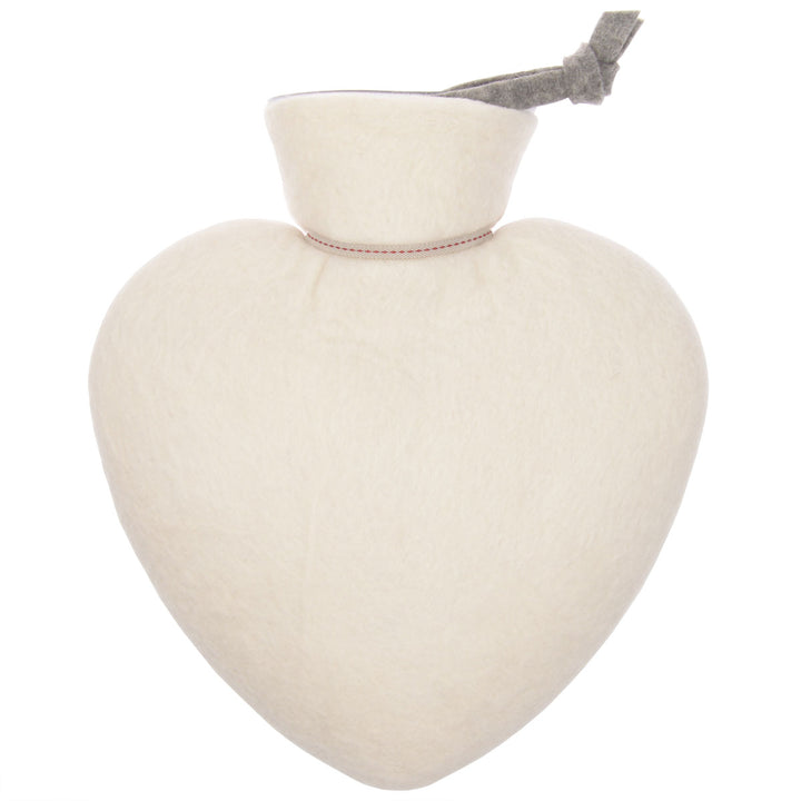 Dorothee Lehnen Herzwärmflasche Weiß Mausmotiv Beige