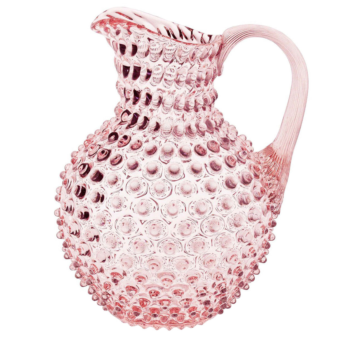 KLIMCHI Hobnail Glaskrug Kristall 2 Liter Rosaline
