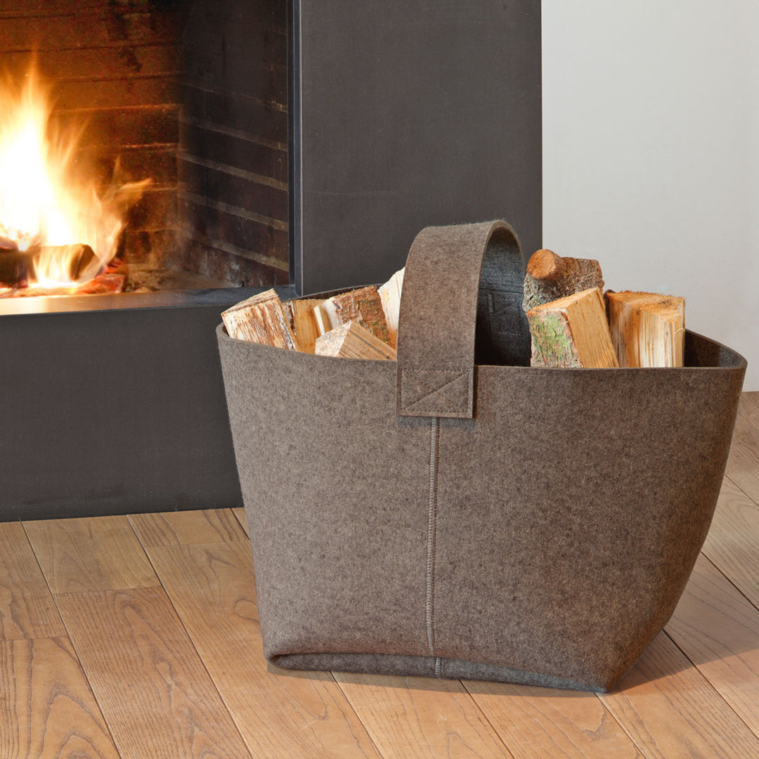 Hey-Sign Kaminholzkorb Anthrazit