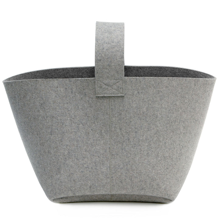 Hey-Sign Kaminholzkorb Hellgrau Meliert