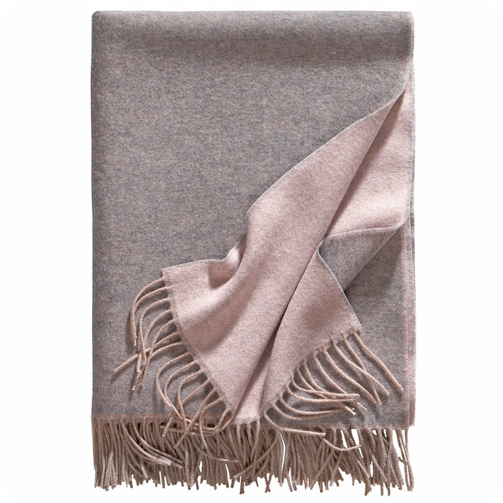 Eagle Products Kaschmirdecke Alassio Grau/Rosa