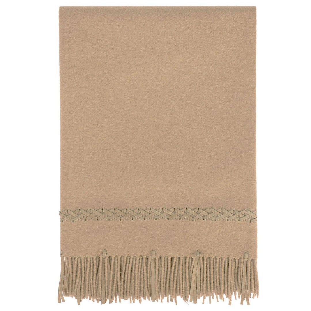 Katrin Leuze Kaschmirdecke mit Ziegenvelours