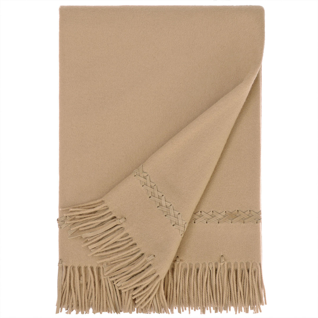 Katrin Leuze Kaschmirdecke mit Ziegenvelours