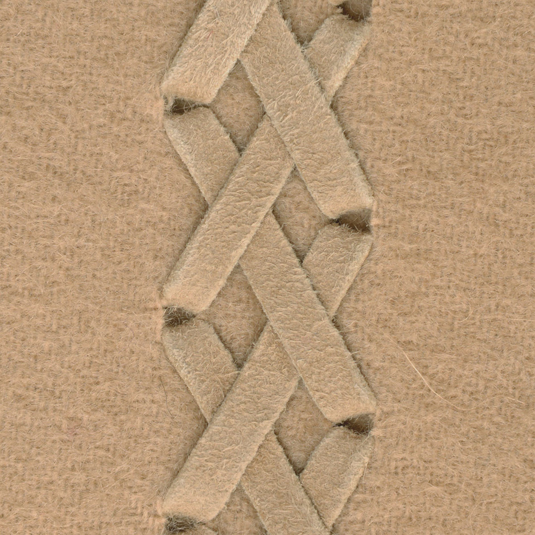 Katrin Leuze Kaschmirdecke mit Ziegenvelours