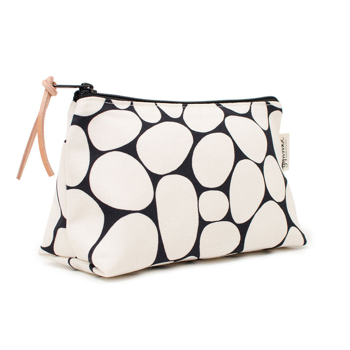 Gyllstad Kosmetiktasche Stenar M Weiß/Schwarz