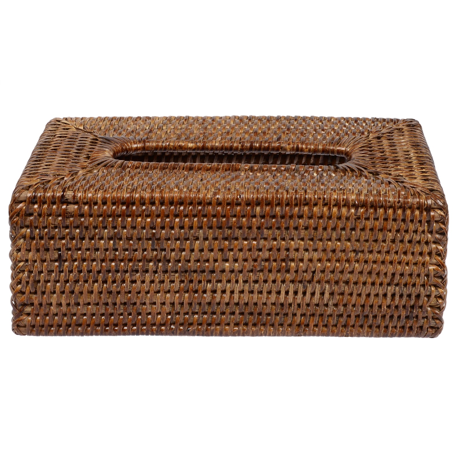 Fiolini Kosmetiktuchbox Rechteckig Rattan 