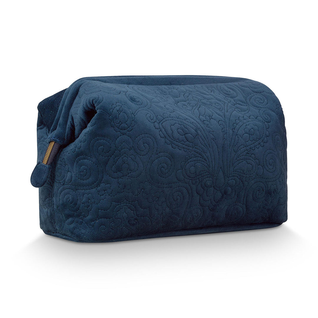 Pip Studio Kulturtasche Quiltey Days Velvet Blau XL