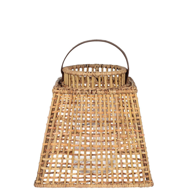 Fiolini Rattan Laterne Soho Eckig Natur