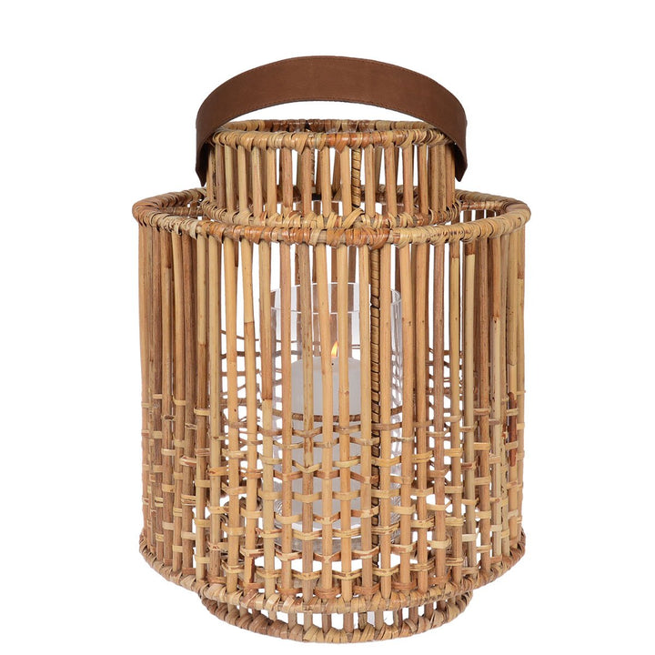 Fiolini Rattan Laterne Soho Rund Natur
