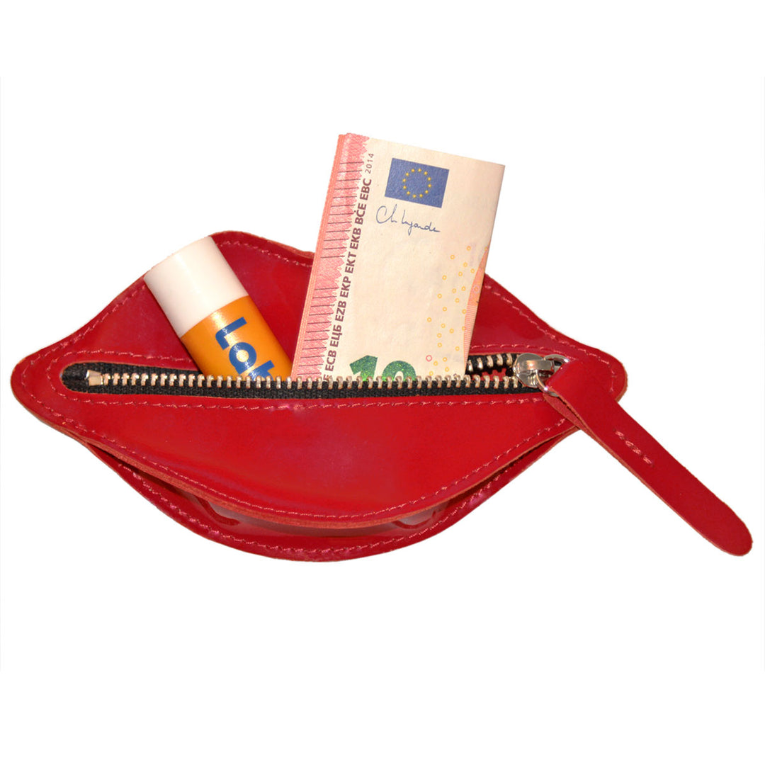 Papoutsi Lederetui Lips für Kleinigkeiten