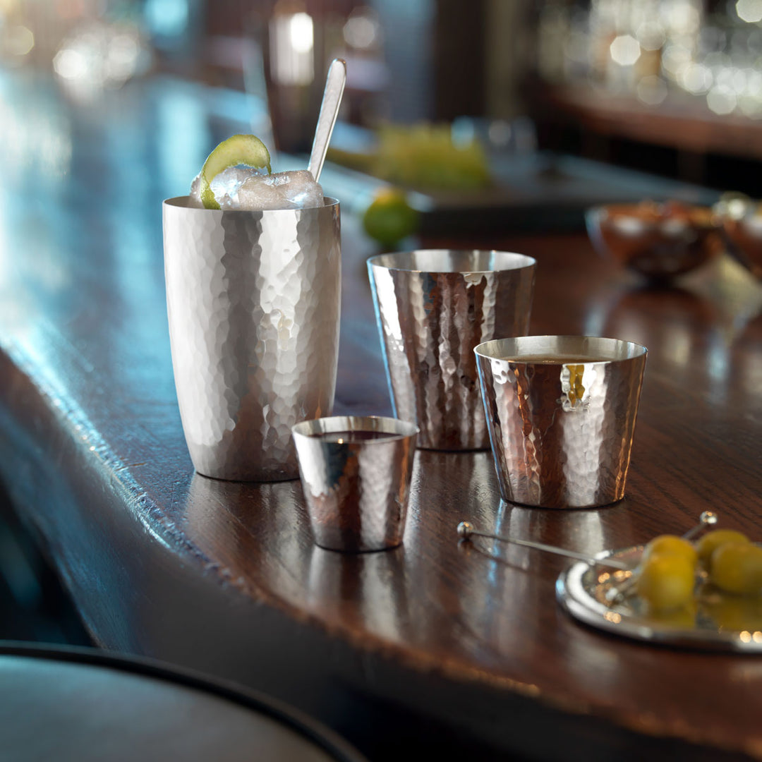 Robbe & Berking Longdrinkbecher Martelé 90