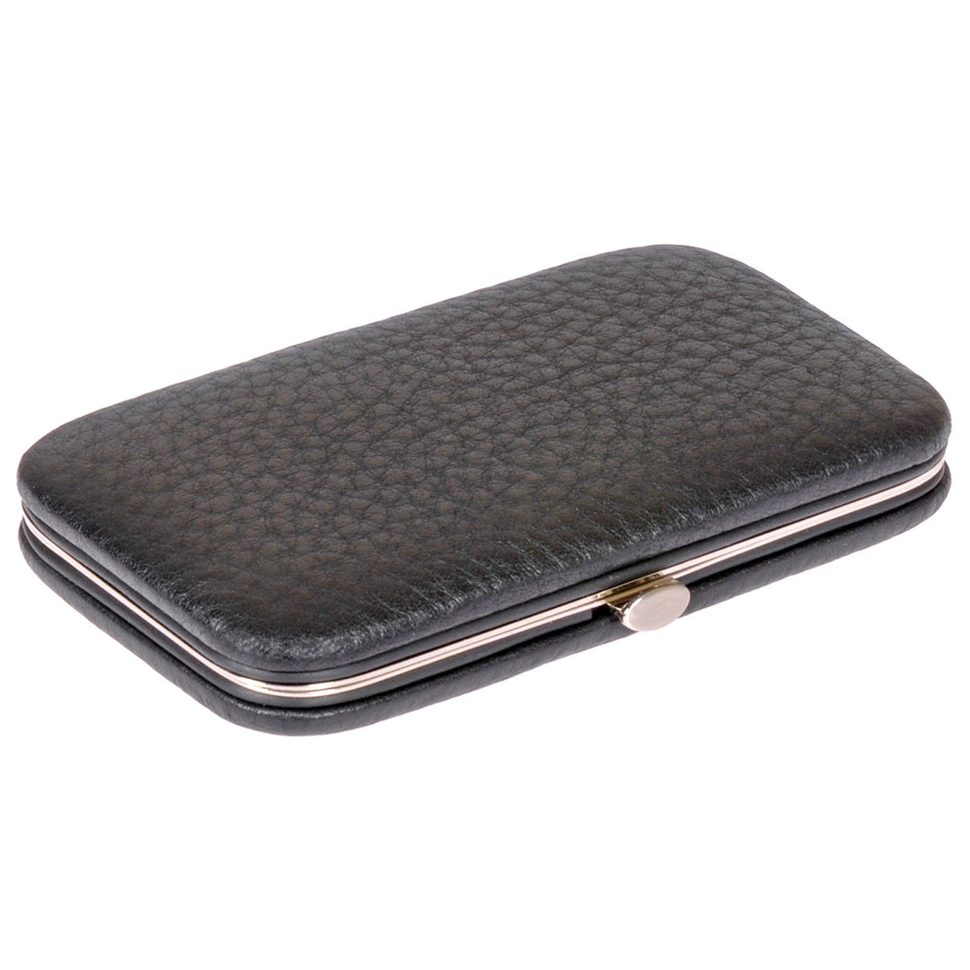 F. Hammann Maniküre Set Kalbsleder Schwarz