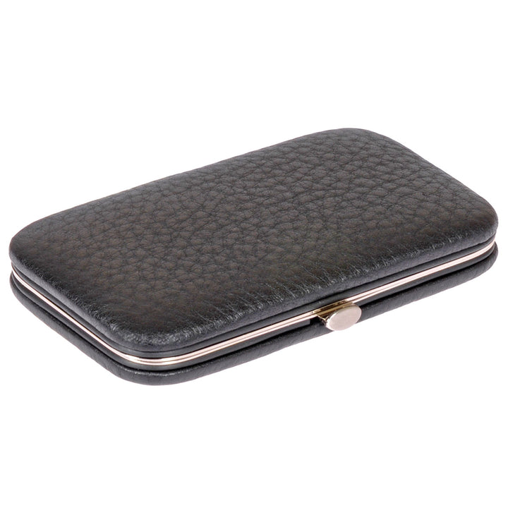 F. Hammann Maniküre Set Kalbsleder Schwarz