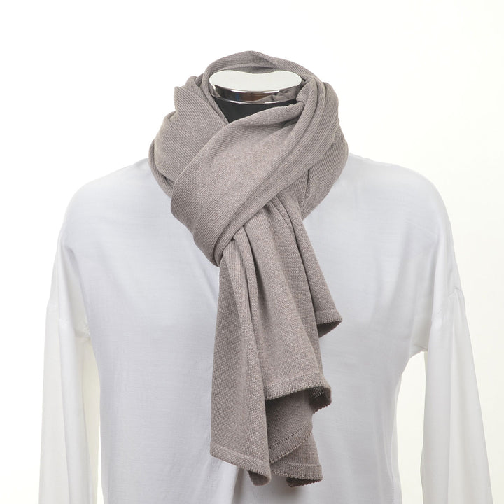 Lenz & Leif Merino Schal Beige