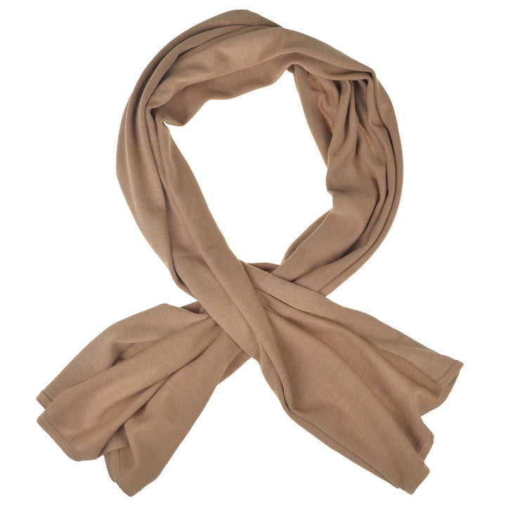 Lenz & Leif Merino Schal Camelbraun