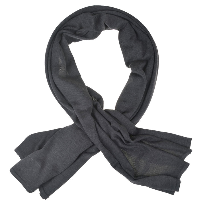 Lenz & Leif Merino Schal Dunkelgrau