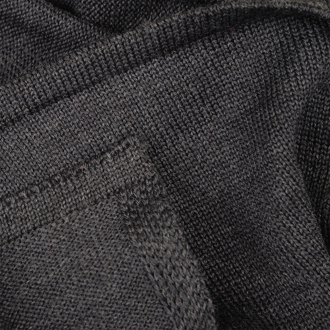 Lenz & Leif Merino Schal Dunkelgrau