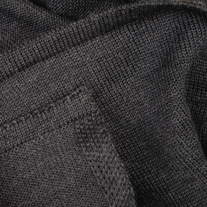 Lenz & Leif Merino Schal Dunkelgrau