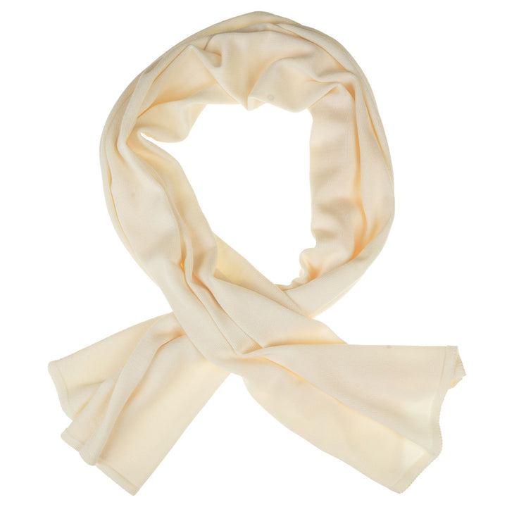 Lenz & Leif Merino Schal Weiß