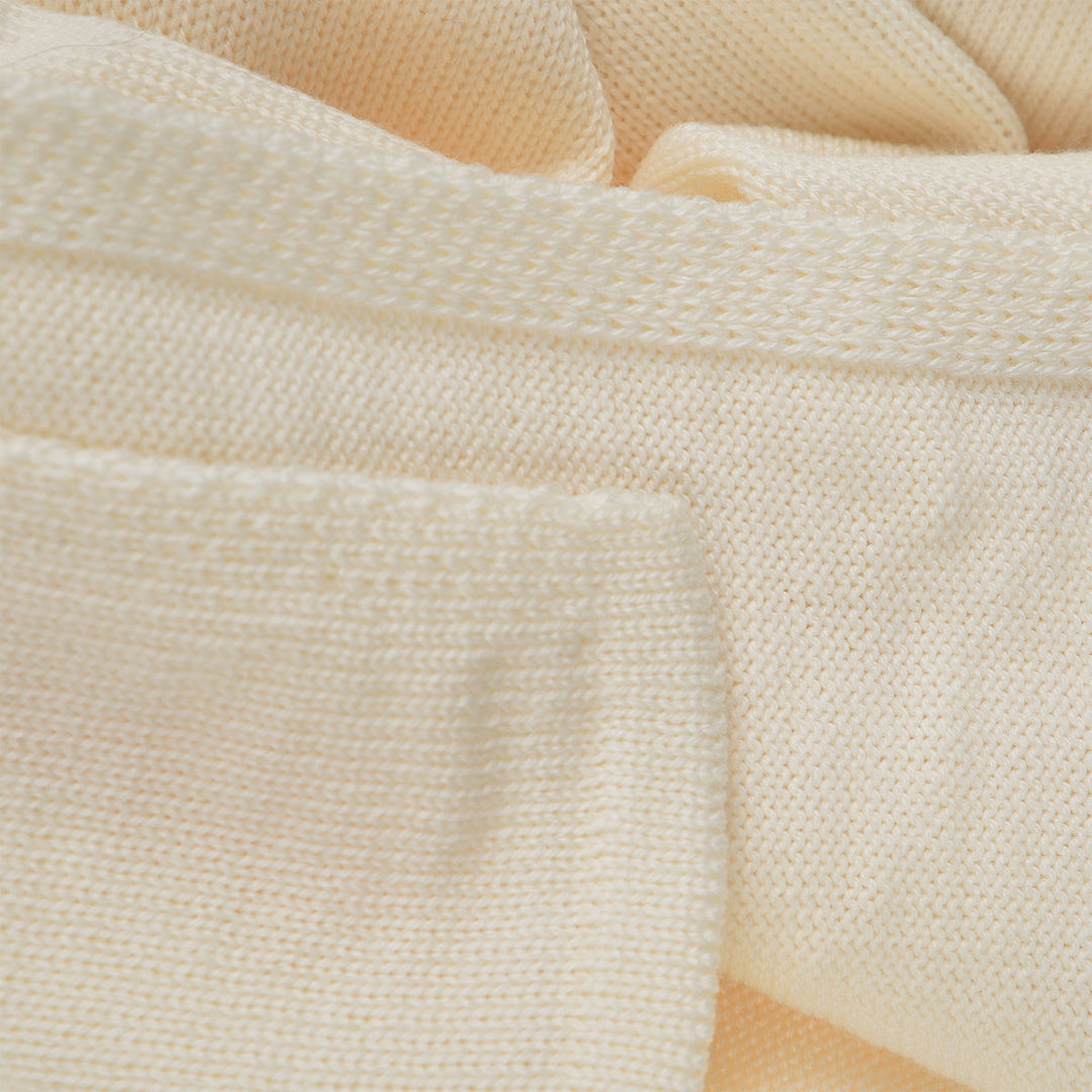 Lenz & Leif Merino Schal Weiß