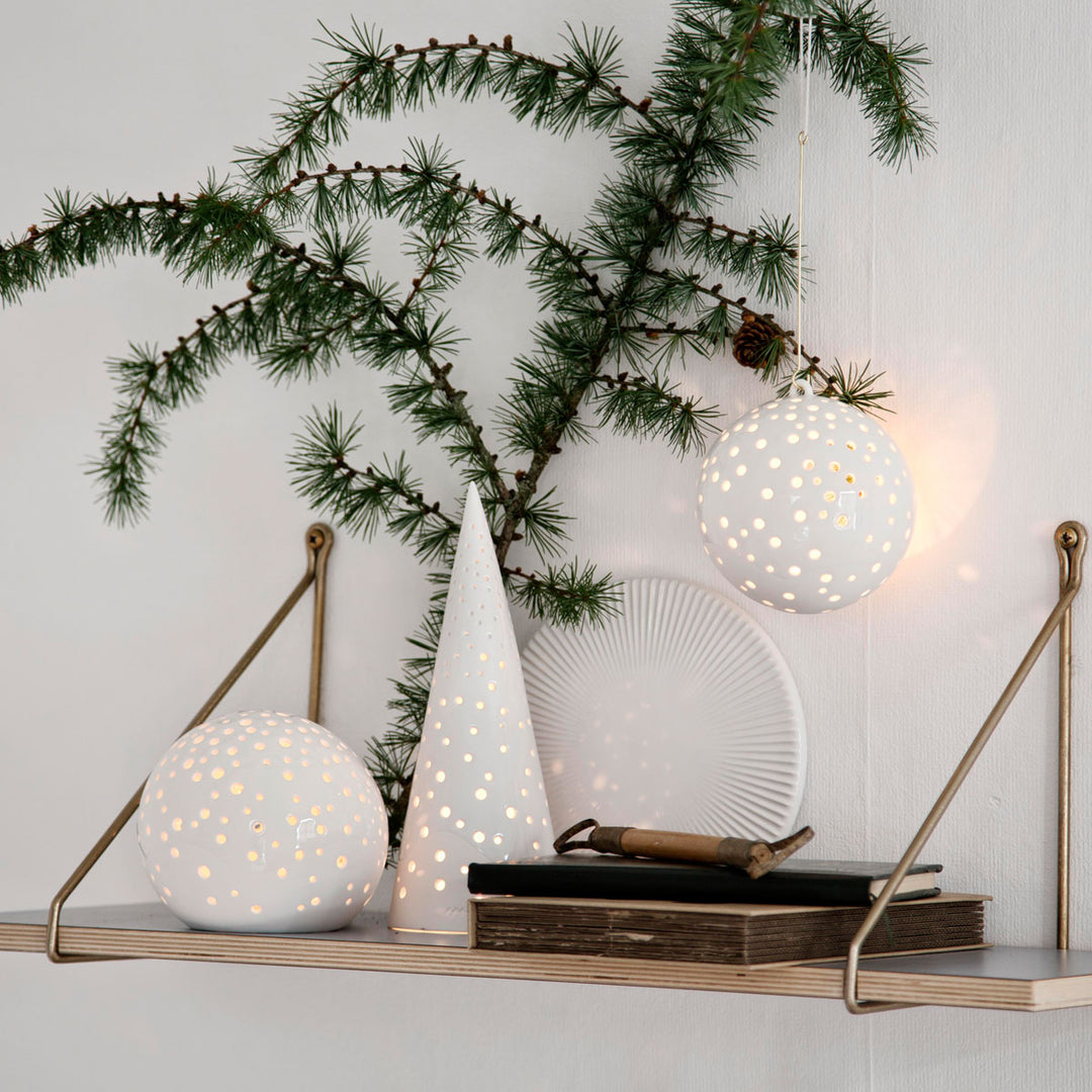 Kähler Design Nobili Teelichthalter Kegel Weiß