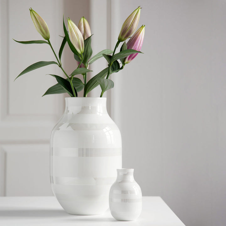 Kähler Design Omaggio Vase Perlmutt 20cm