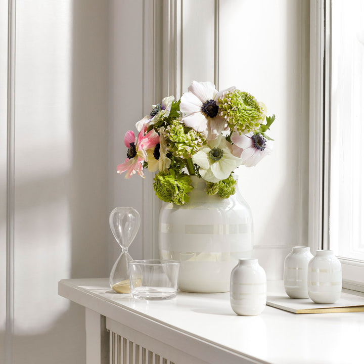 Kähler Design Omaggio Vase Perlmutt 20cm