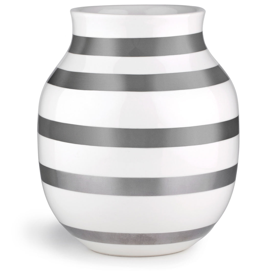Kähler Design Omaggio Vase Silber 20cm