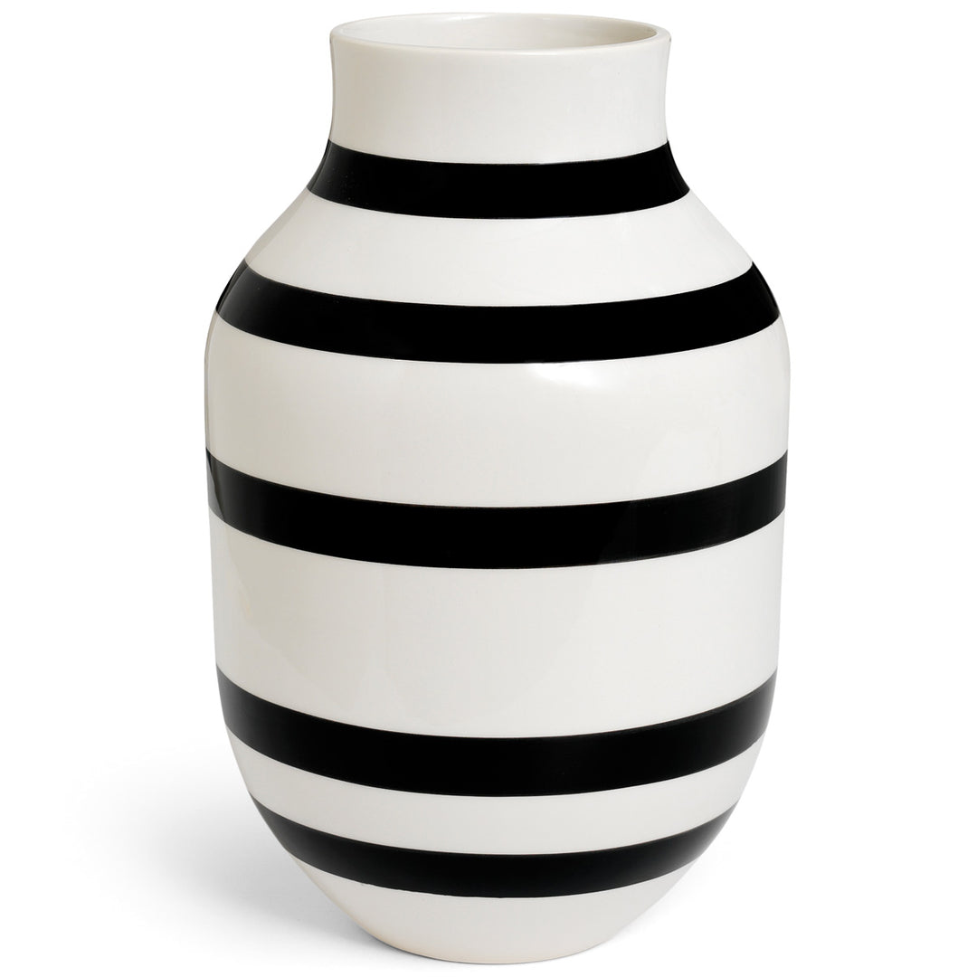 Kähler Design Omaggio Vase Schwarz 31 cm