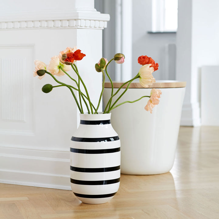 Kähler Design Omaggio Vase Schwarz 31 cm