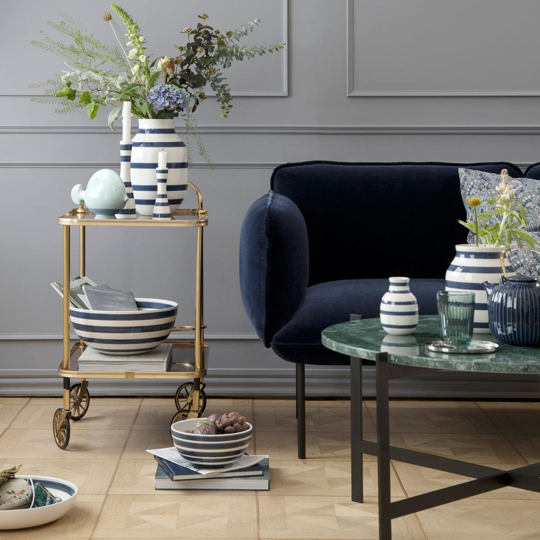 Kähler Design Omaggio Vase Schwarz 31 cm