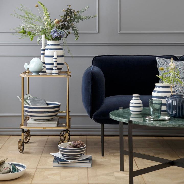 Kähler Design Omaggio Vase Schwarz 31 cm