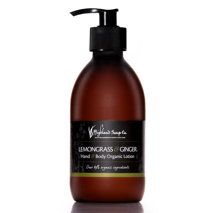 The Highland Soap Organic Hand & Bodylotion Lemongrass & Ginger 300 ml