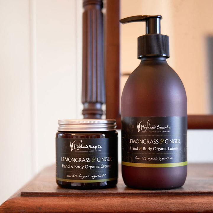 The Highland Soap Organic Hand & Bodylotion Lemongrass & Ginger 300 ml